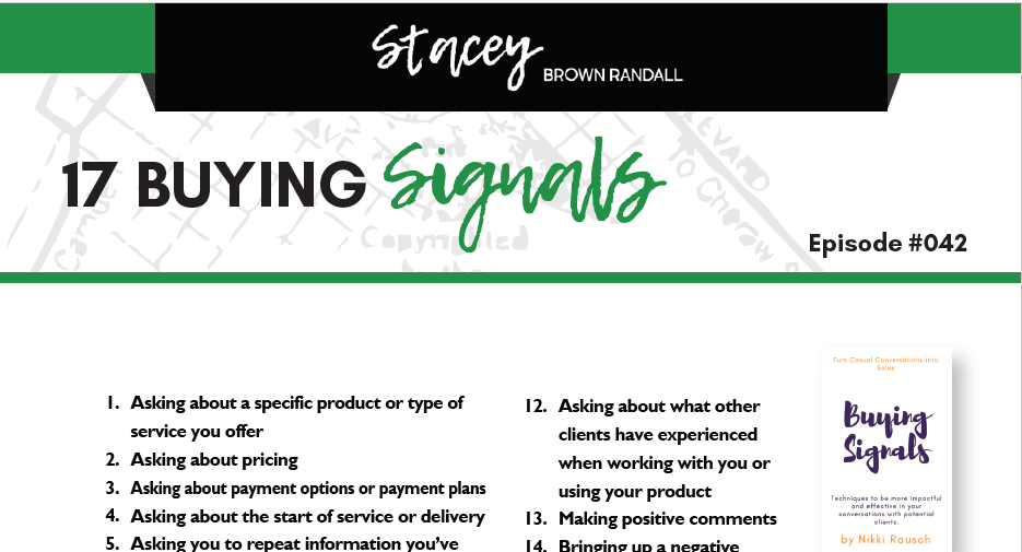 Never miss one of the 17 buying signals of your prospects