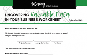 your business' valuable data