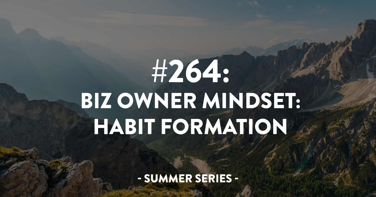 Business Owner Mindset Habit Formation Episode 264
